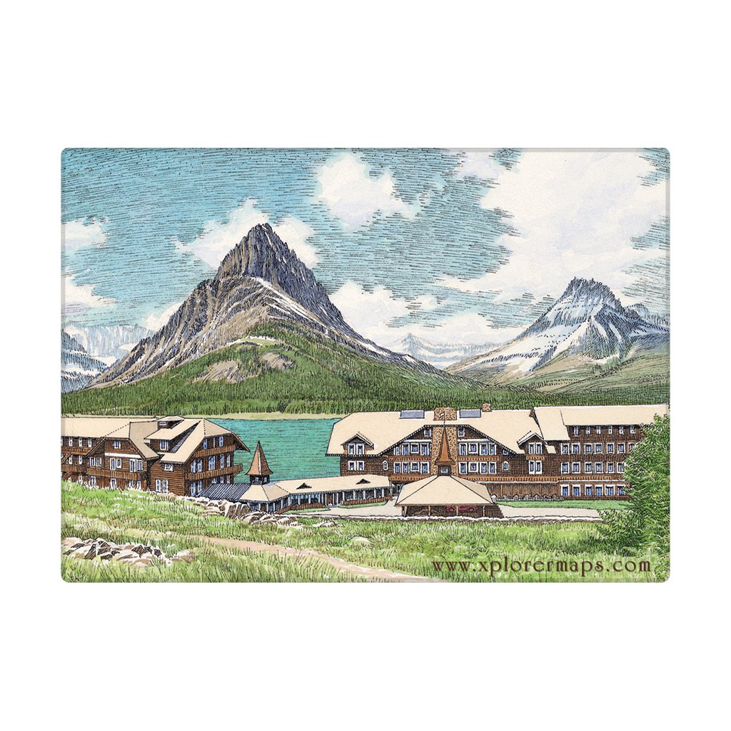 Glacier Many Glacier Hotel Magnet