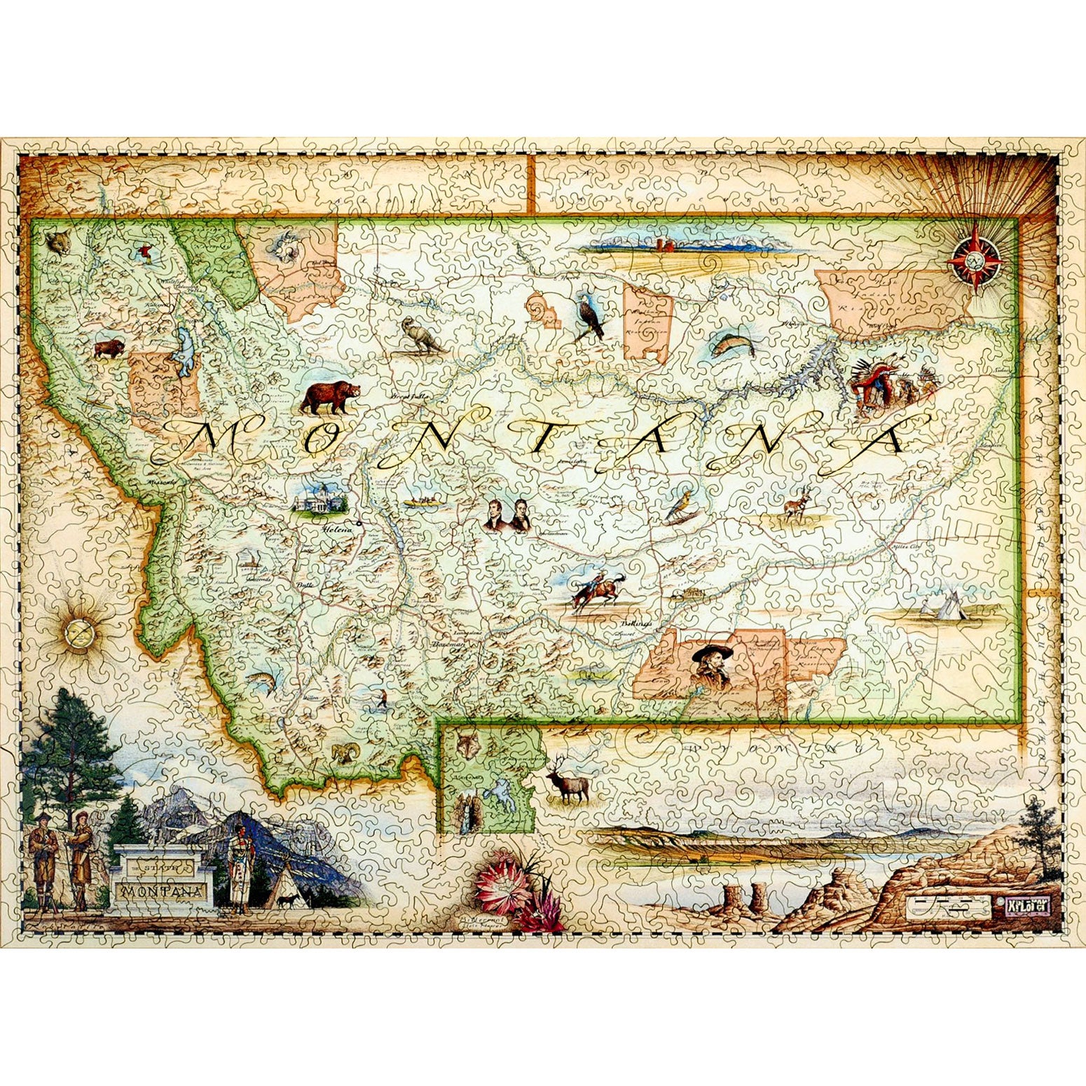 Montana Wood Puzzle
