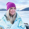Alaska State Map Fleece Blanket