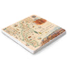 Hand-drawn Bryce Canyon National Park map on a 6x6 natural stone trivet by Xplorer Maps.