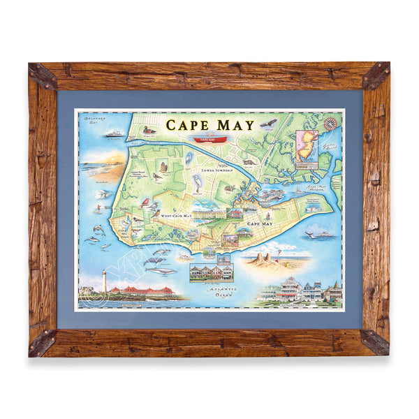Cape May Hand-Drawn Map