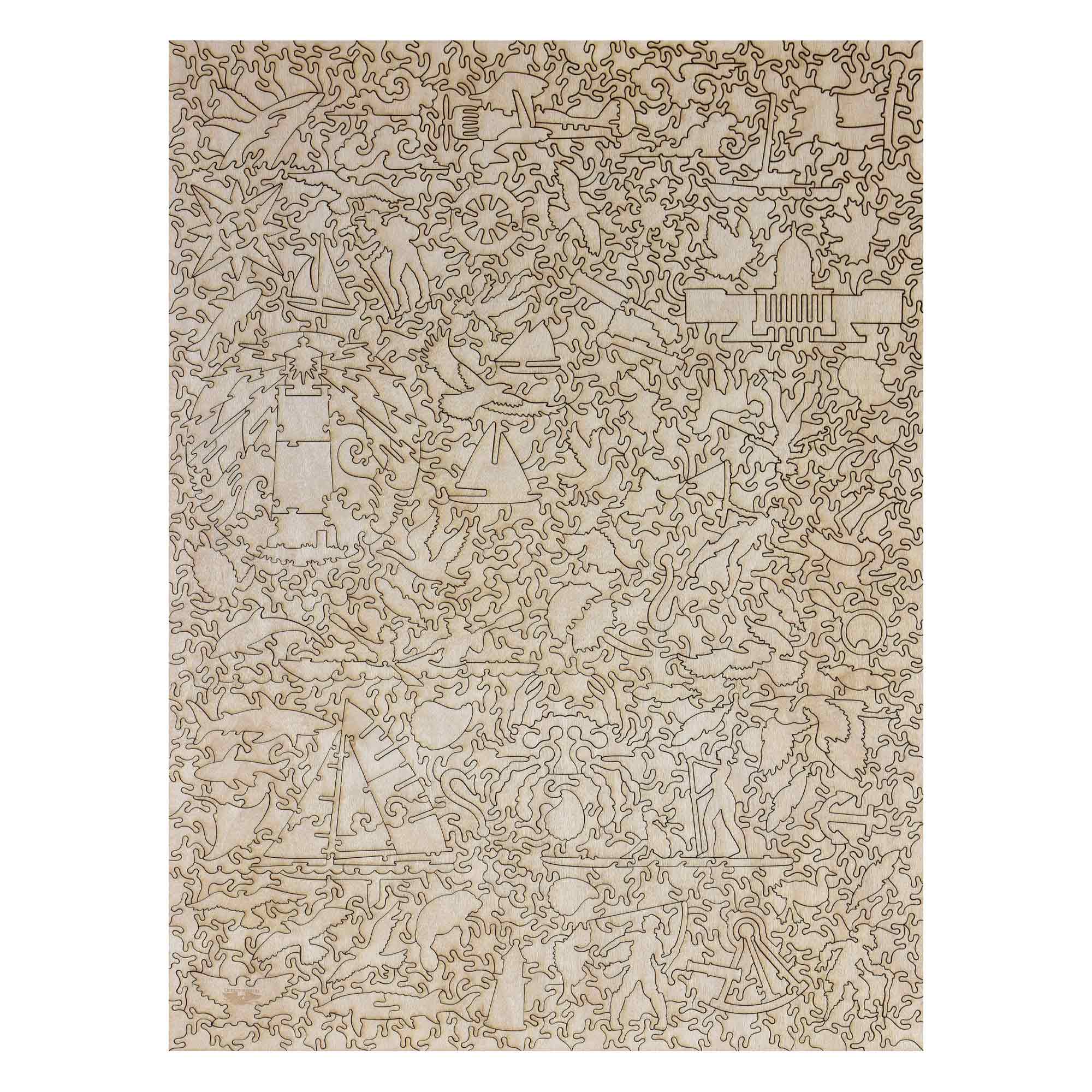Chesapeake Bay Map Wood Puzzle