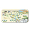Small Serving Tray Map scenic illustrations on a white background