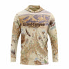 Hoodie with Grand Canyon National Park map design on a white background