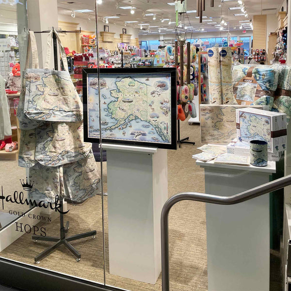 Hops Hallmark in Alaska carrying product by Xplorer Maps.