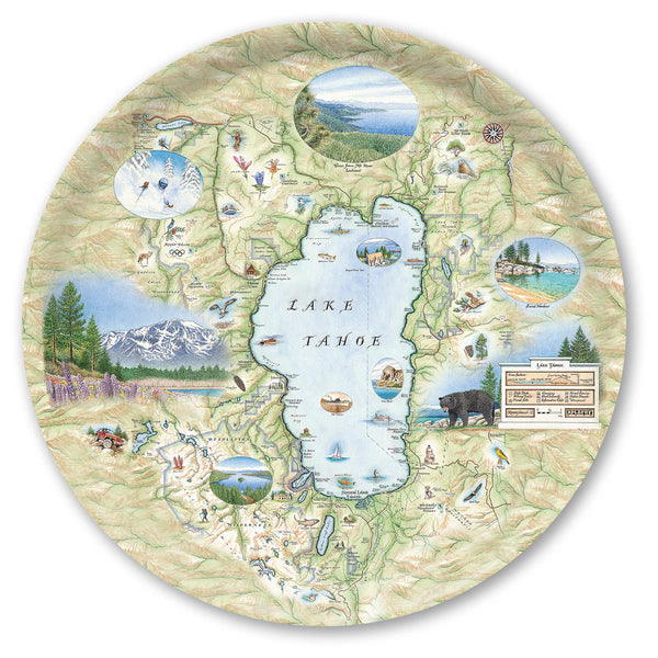 Lake Tahoe Serving Trays