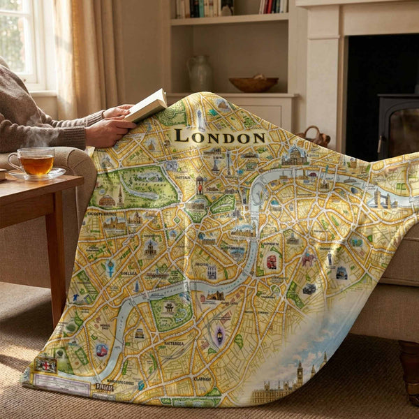 London Fleece Blanket