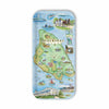 Mackinac Island Map Wood Serving Trays