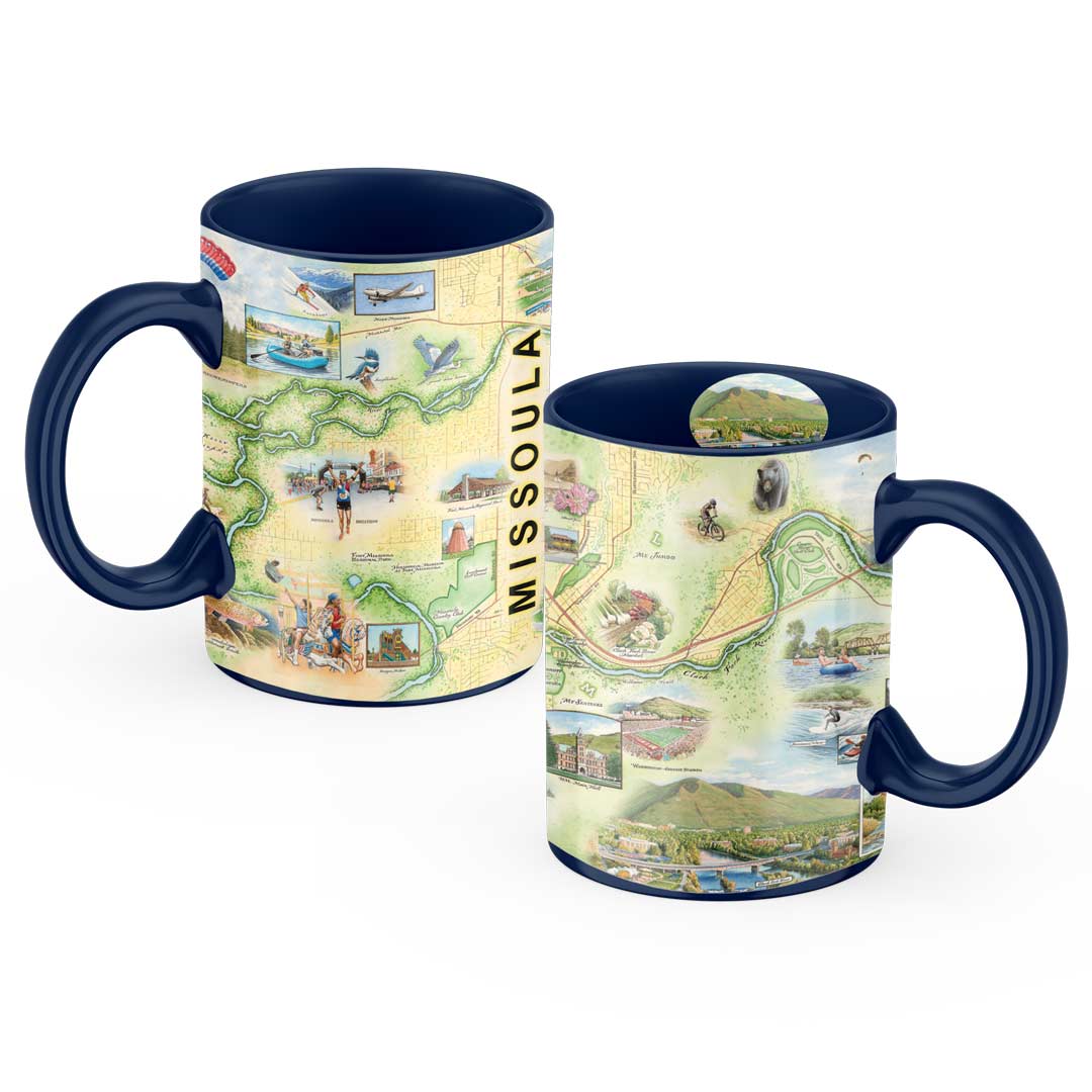 Missoula Map Ceramic Mug
