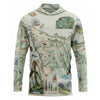 Olympic national Park sunshirt hoodie on a white background 