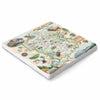 Rocky Mountain National Park marble trivet with illustrated map by Xplorer Maps – 6x6.