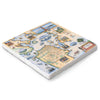San Francisco marble trivet with illustrated map artwork – Xplorer Maps 6x6.