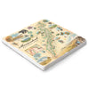 Shenandoah National Park hand-drawn marble trivet – Xplorer Maps 6x6