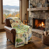 Tennessee Map Fleece Blanket