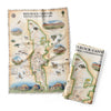 Red Rocks Canyon National Park Kitchen Dishwashing Towel on white background