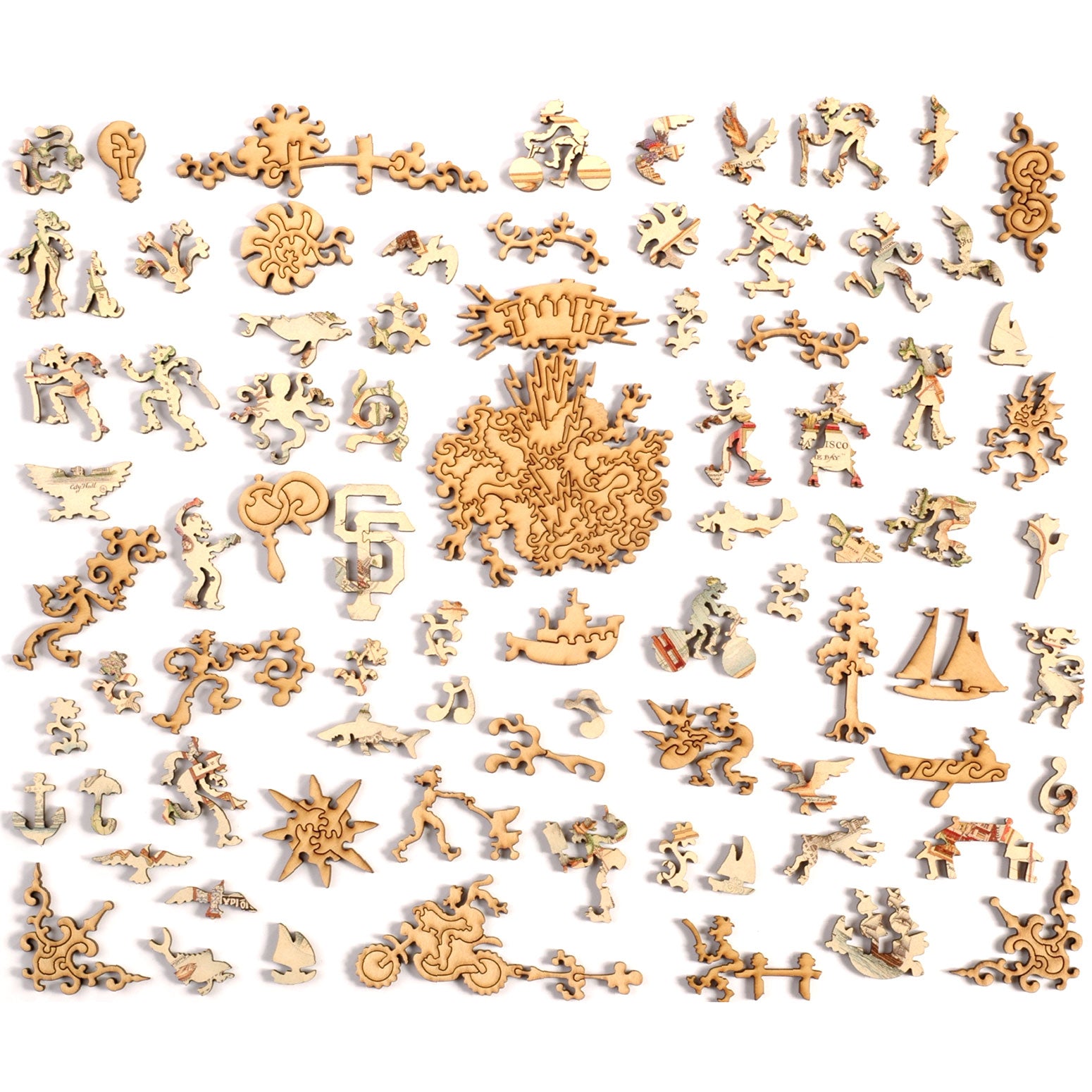 San Francisco Bay Map Wood Puzzle