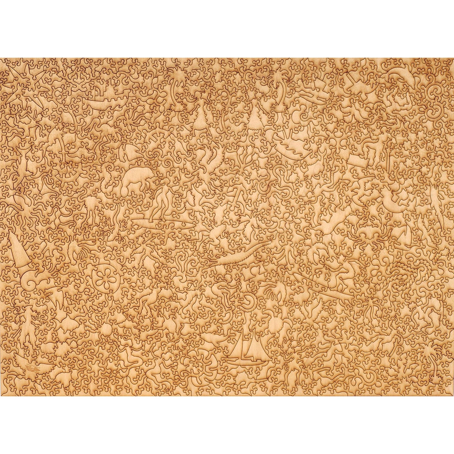 Sanibel & Captiva Islands Map Wood Puzzle