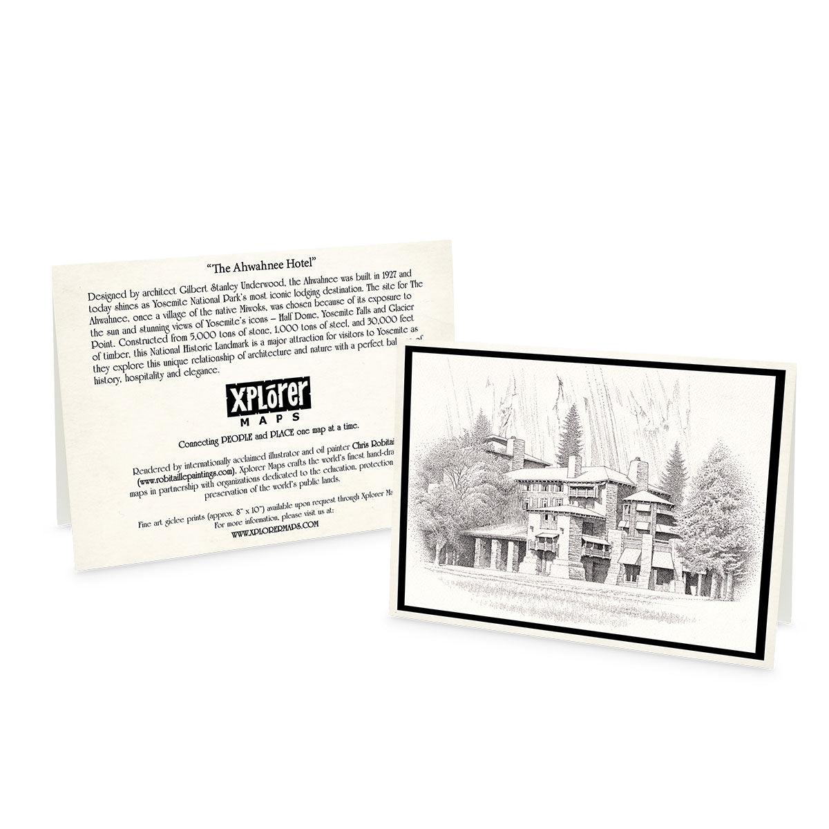 Yosemite Notecards - Sets of 12 - Xplorer Maps